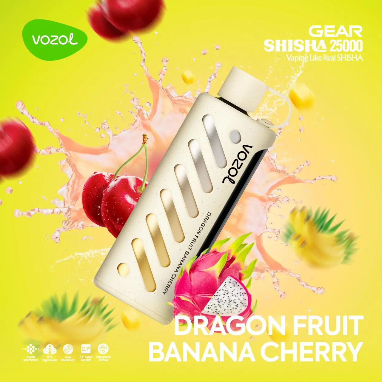 Dragon Fruit Banana Cherry Dragon Fruit Banana Cherry