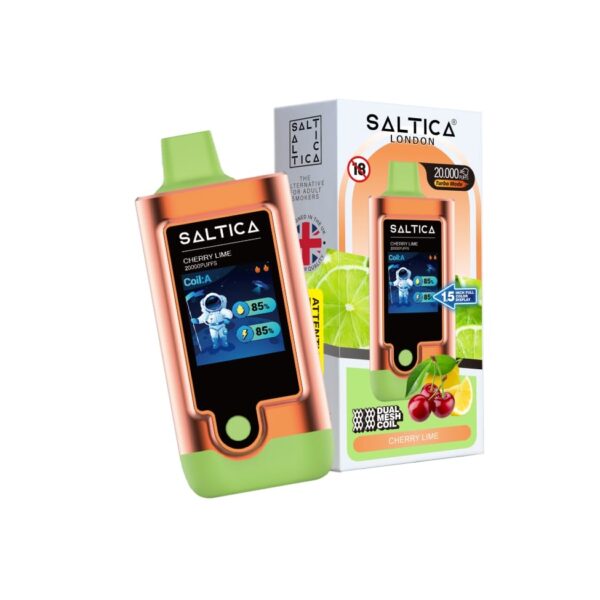 Saltica 20000 Puff Cherry Lime