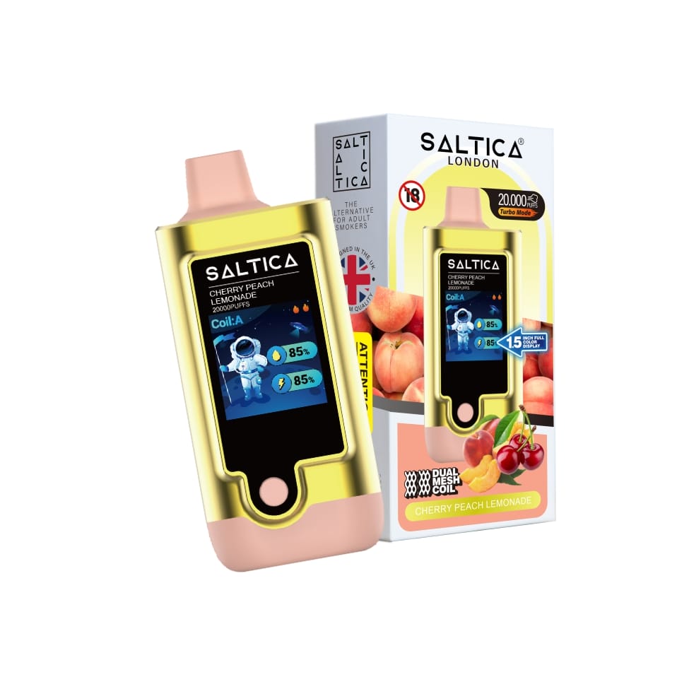 Saltica-Digital-20000-Cherry-Peach-Lemonade-3.jpg Saltica 20000 Puff Cherry Peach Lemonade - Görsel 1