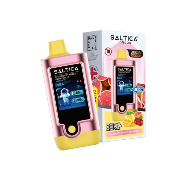 Saltica 20000 Puff Cranberry Mango Grapefruit