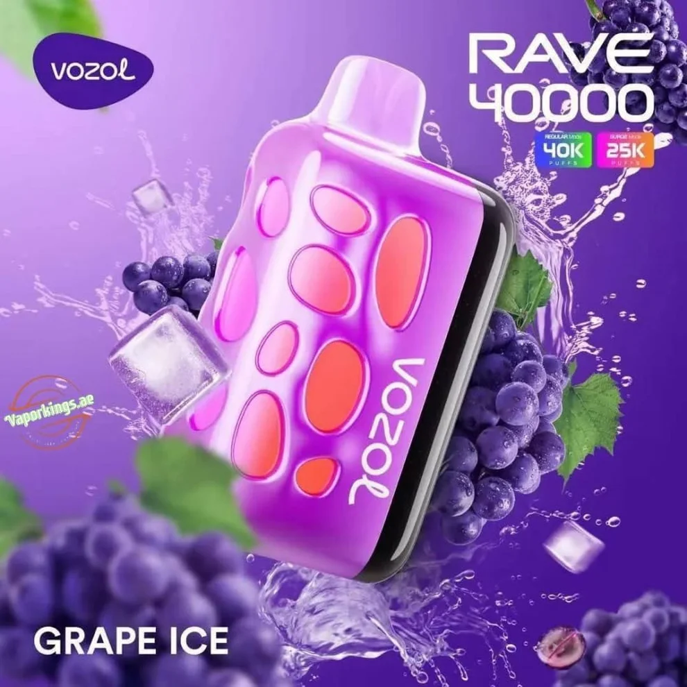 vozol-rave-40000-grape-ice Vozol Rave 40000 Grape Ice