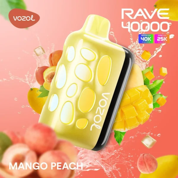 Vozol Rave 40000 Mango Peach